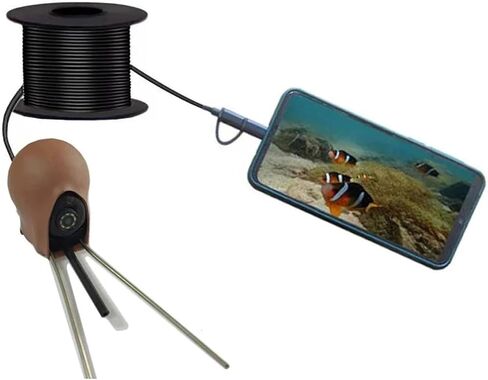 Advanced 3D biomimetic Underwater Fishing Camera Visual Anchor Fish Device and Waterproof HD Lens Portable Mobile Detector in Kuwait