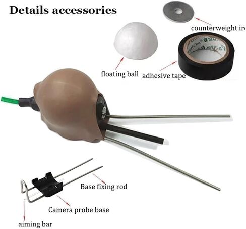 Advanced 3D biomimetic Underwater Fishing Camera Visual Anchor Fish Device and Waterproof HD Lens Portable Mobile Detector in Kuwait