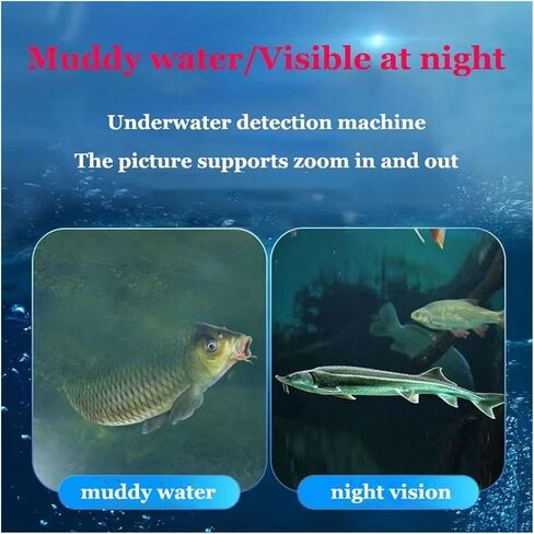 Advanced 3D biomimetic Underwater Fishing Camera Visual Anchor Fish Device and Waterproof HD Lens Portable Mobile Detector in Kuwait