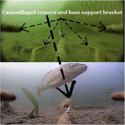 Advanced 3D biomimetic Underwater Fishing Camera Visual Anchor Fish Device and Waterproof HD Lens Portable Mobile Detector in Kuwait