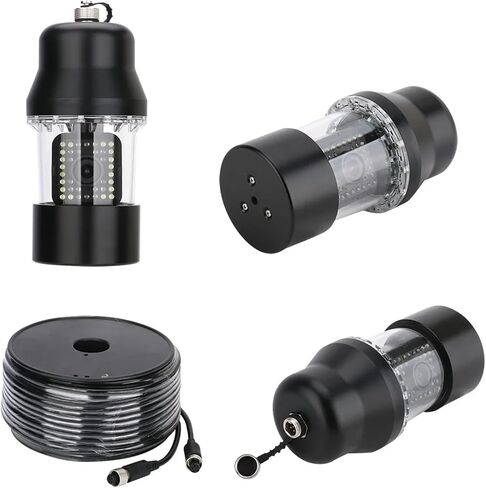 9 Inch DVR Recorder 20m Underwater Fishing Video Camera Fish Finder IP68 Waterproof 38 LEDs 360 Degree Rotating in Kuwait