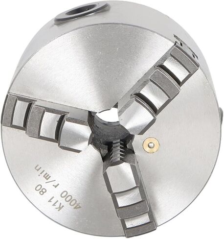 K11-80 Three Jaw Self-Centering Chuck with T-Key Set Screw Reversible Jaws Industrial Stabilizer Grip in Kuwait