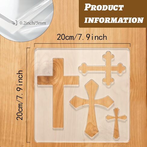 Crosses Router Template Acrylic Router Template for Woodworking Drawing Inlay Templates Charcuterie Board Decorative Templates in Kuwait