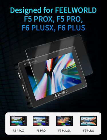 FEELWORLD Camera Monitor Screen Protector for F5 PROX F5 PRO F6 PLUS F6 PLUSX Field Monitor in Kuwait