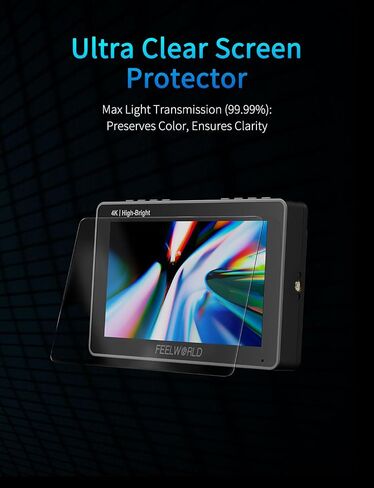FEELWORLD Camera Monitor Screen Protector for F5 PROX F5 PRO F6 PLUS F6 PLUSX Field Monitor in Kuwait