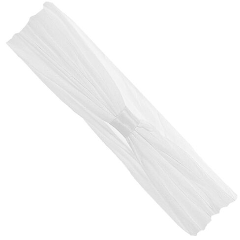 Wee Ones Baby Girls' Add-a-Bow Soft Stretch Nylon Baby Band, White, 24 Months in Kuwait