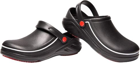 Votuda Oil Water Resistant Chef Shoes Non-Slip Safety Working Nursing Shoes for Men Womens in Kuwait