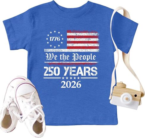 American Flag Shirt Toddler Boys Girls Patriotic Tees Shirt 4th of July T-Shirt Summer Short Sleeve Tee Tops in Kuwait