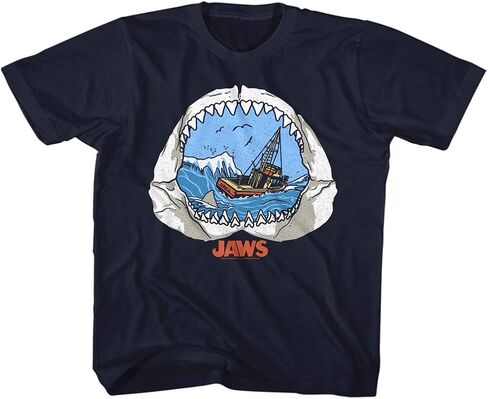 Jaws Movie Jaw View Toddler Short Sleeve T-Shirt Graphic Tee in Kuwait
