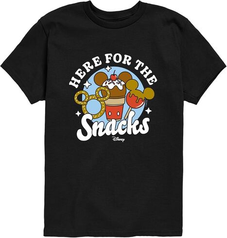 Disney - Mickey Here for The Snacks - Toddler Boys Short Sleeve Graphic T-Shirt in Kuwait