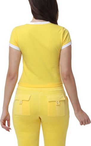 Juicy Couture Women's Ringer Baby Tee in Kuwait
