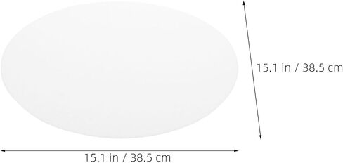 Acrylic Lampshade Light Diffuser for Ceiling Lamps Glare Reduction and Easy Installation, 15.1 Inch White Lamp Shade Replacement for Bedrooms and Living Rooms in Kuwait