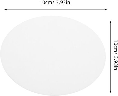 BESPORTBLE 5pcs round Acrylic Ceiling Light Diffuser for LED Ceiling Lights Anti-glare Lampshade and Secure Smooth Edges for Offices and Working Environments in Kuwait