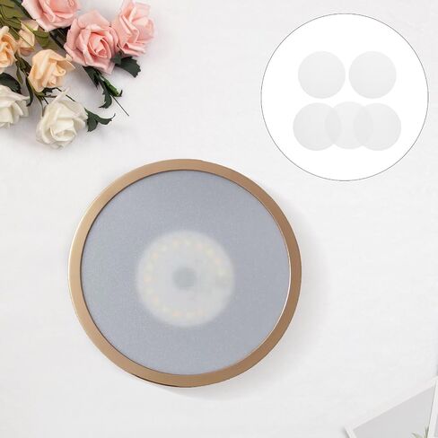 BESPORTBLE 5pcs round Acrylic Ceiling Light Diffuser for LED Ceiling Lights Anti-glare Lampshade and Secure Smooth Edges for Offices and Working Environments in Kuwait