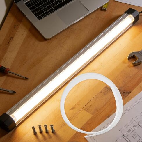 Flexible White Plastic Diffusion Sheet for LED Strip Lights 48x2 Inch with 0.8mm Thickness, Versatile Ambiance Control Panel for Custom Installations and Office Lighting Upgrades in Kuwait