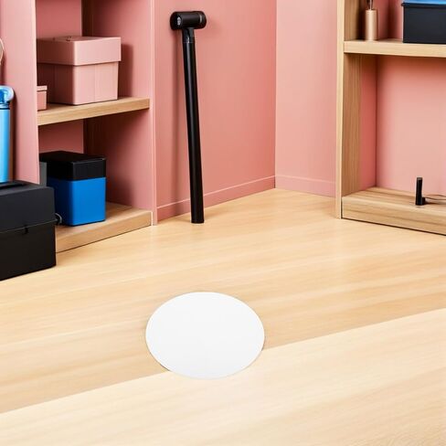 NUOBESTY Ceiling Light Diffuser Panel White Acrylic 17.5cm round 4pcs Lampshade High Light Transmittance for Bedroom and Multiple Settings in Kuwait