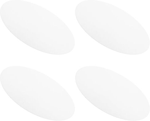 Hemobllo Ceiling Light Diffuser Panel with Uniform Light Distribution round 4pcs Acrylic for Versatile Compatibility, White Decorative Lamp Shade Diffuser Cover Living Room and Bedroom in Kuwait