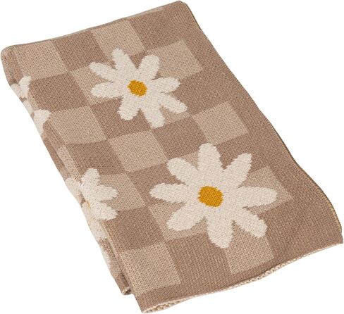 Creative Co-Op DF2527 40" L x 32" W Cotton Knit Baby Dog Blanket, Blue, Small in Kuwait