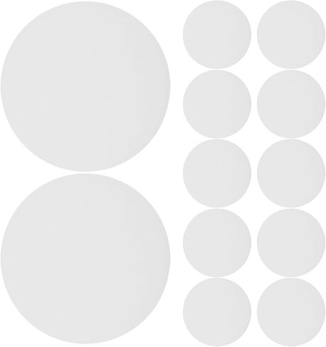 12pcs round LED Downlight Light Diffuser Cover White PC Plastic with Uniform Light Distribution and Embedded Fit for Reading in Your Living Room or Working in Office Spaces in Kuwait