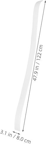 Ciieeo Flexible Look Strips Strip for LED Light Diffuser 48x3 Inch Acrylic Milky White Panel with Seamless and Easy to Bend Design for Workspace in Kuwait