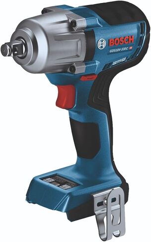 BOSCH GDS18V-330CN 18V Brushless Cordless Connected-Ready 1/2 In. Mid-Torque Impact Wrench with Friction Ring and Thru-Hole (Bare Tool) in Kuwait