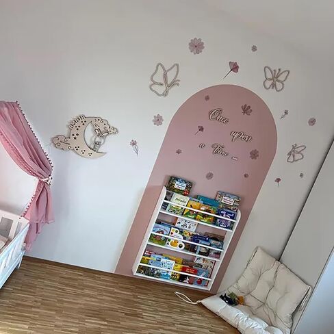 3PCS Butterfly Wall Decor,Wooden Baby Shower Party Supplies for Butterfly Birthday Decor,Kitchen Bathroom Indoor Outdoor Wedding Birthday Party in Kuwait