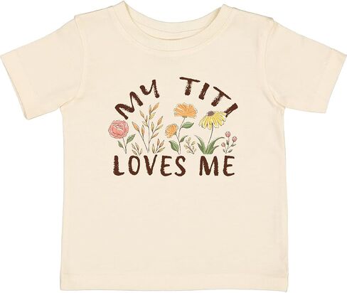inktastic My Titi Loves Me Baby T-Shirt in Kuwait