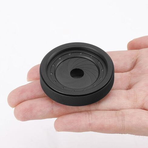 Adjustable Iris Aperture Diaphragm M30 to M37 Iris Aperture Diaphragm Adapter Optical Diaphragm 1.5-26mm Lens Module Adapter Ring Optics PVS-14 PVS 14 Optics (M30/M37*2) in Kuwait
