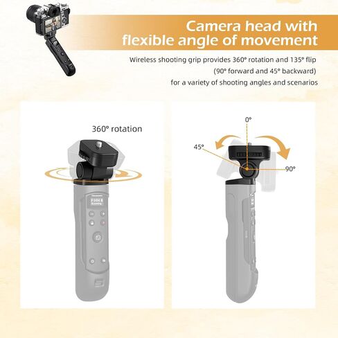for Canon Tripod Wireless Shooting Grip with Shutter Release | Mini-Tripod with Rechargeable Remote Control for G7 X III/R50/R8/R5/R10/G5 X II/R100/M6 II/M200/R50 V, for Vlogging, White in Kuwait