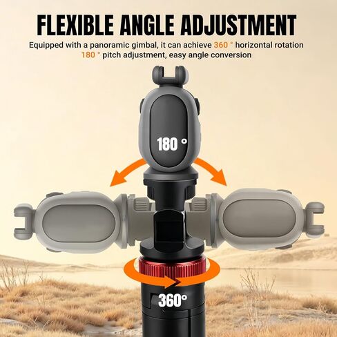 Camera Stand for Xbotgo Chameleon,Lightweight Aluminum Tripod | with 1/4" Thread & Cold Shoe Mount,Portable Travel Tripod for Camera,Vlog and Outdoor Video Recording in Kuwait