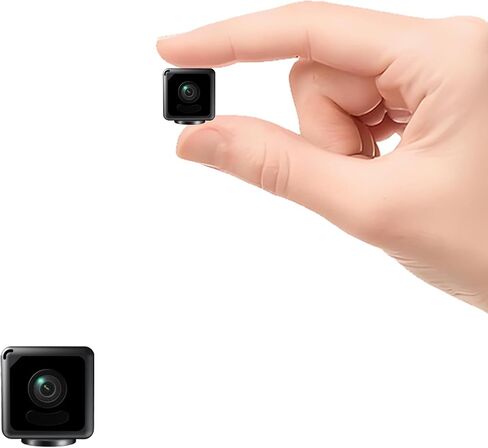Mini 4K Tiny Camera WiFi Wireless Small Portable 2026 HD Nanny Cam with Motion Detection,Cloud & SD Storage,Night Vision,Wide Angle,Can No Need WiFi Cams Micro Security Cameras for Home Baby Indoor in Kuwait