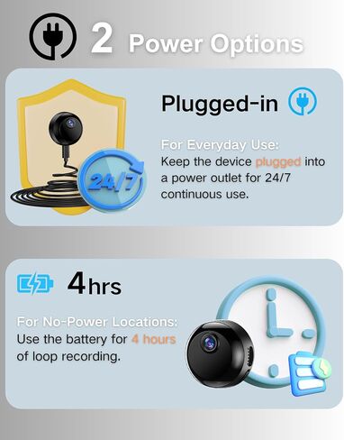 Nanny Cam Wireless Indoor Camera 1080P Wi-Fi Camera for Home Security Pet Monitoring, Motion Detection & Night Vision Pet Cameras,SD & Cloud Storage in Kuwait