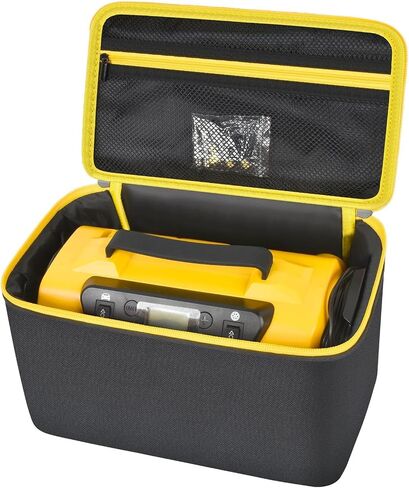 Air Compressor Storage Bag for AstroAI 150 PSI 12V DC/110V AC Tire Inflator | Stores Cords, Batteries And Accessories For Car Trunks, Garages, Road Trips And Roadside Emergencies, Black - Case Only in Kuwait