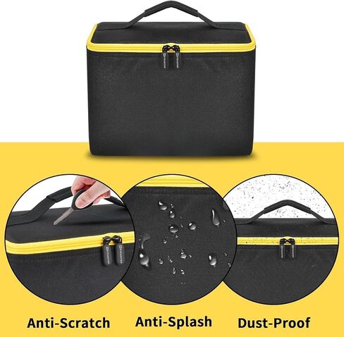 Air Compressor Storage Bag for AstroAI 150 PSI 12V DC/110V AC Tire Inflator | Stores Cords, Batteries And Accessories For Car Trunks, Garages, Road Trips And Roadside Emergencies, Black - Case Only in Kuwait