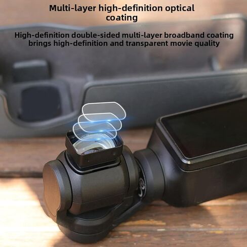 Diyeeni 2X Telephoto Lens for OsmoPocket 3/4 Camera, Teleconverter with Multi Layer Coating, Compact Magnetic Mount for Enhanced Range Photography in Kuwait