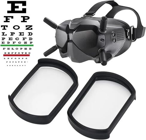 Prescription Lens Insert, Compatible For DJI Goggles V2 | Scratch-resistant coating, Magnetic snap-on adapter, Tool-free install in Kuwait