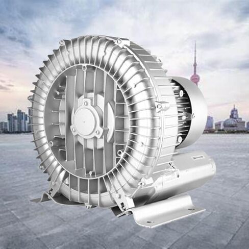 Vortex Ring Blower, Regenerative Blower, Low Noise High-Pressure Industrial Vacuum Pump for Air Blowing Or Suction, 0.47HP 0.5HP 0.74HP 1.01HP 1.49HP(550W/0.74HP) in Kuwait