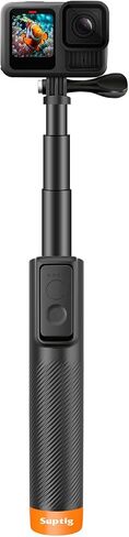 Suptig Selfie Stick Floating Hand Grip Waterproof Extendable Selfie Monopod Compatible Gopro Hero 13 Hero 12/11/10/9/8/7/6/5, Gopro Mission 1 Pro, DJI Action 6 5 Pro 5 4 3 and More Action Camera in Kuwait