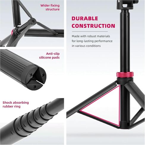 80in Pocket 3 4 Selfie Stick Tripod for GoPro Action Camera, Extendable Stand Vlog Mount for DJI Osmo Pocket 3 4 Action 6 5 Pro 4 3 for Xtra Muse for Insta360 X5 X4 X3 for AKASO DSLR Accessories in Kuwait