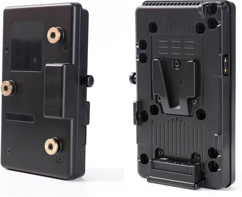 V Mount to Gold Mount Battery Adapter Plate Converter V Lock Compatible with Anton-Bauer Sony HDV DSLR Rig Panasonic ARRI RED JVC Video (A-GP-S), Only applicable to batteries under 16.8V in Kuwait