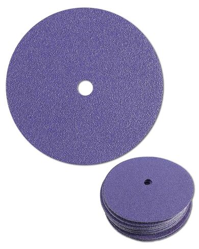 25Pcs 7 Inch 60 Grit Zirconia Sanding Disc Fit for JLD10-8 Lawn Mower Blade | Blue Zirconia Sticky Disc, Lawn Mower Blade Sharpener Accessory, Abrasive Grinding Surface in Kuwait