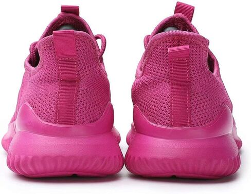 Womens Ladies Walking Running Shoes Slip On Lightweight Casual Tennis Sneakers Girls Kids Zapatos de Mujer Rose in Kuwait