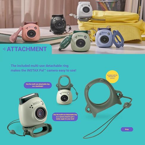 FUJIFILM INSTAX PAL Fuji Digital Camera Powder Pink + Custom Case & 32gb Memory Card Accessory Bundle in Kuwait