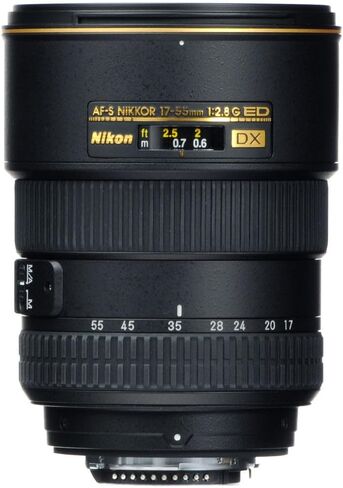 Nikon AF-S DX Zoom-NIKKOR 17-55mm f/2.8G IF-ED Lens (2147) + Filter Kit + Cap Keeper + Cleaning Kit in Kuwait