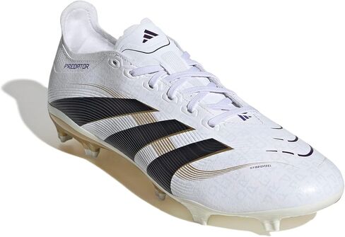 adidas Unisex League Firm Ground/Multi Ground, White/Black/Gold Metallic, 7.5 in Kuwait