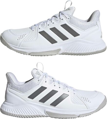 adidas Women's Court Flight, White/Grey/Grey, 7 in Kuwait