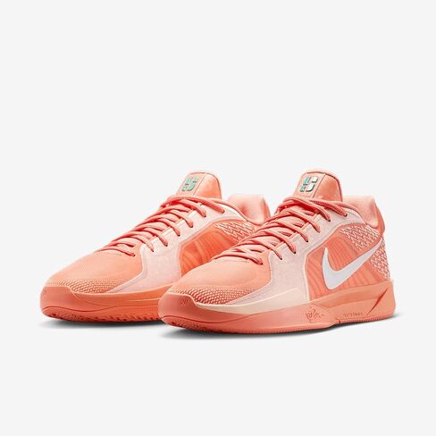 Sabrina 2 Basketball Shoes (FQ2174-801, Apricot Agate/Washed Coral/Washed Teal/Light Bone) Size 10 in Kuwait