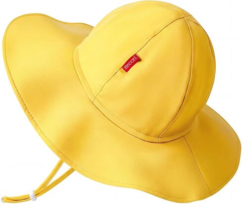 HECCEI Baby Sun Hat UPF 50+ Wide Brim Quick-Dry Beach Hat for Boy Girl 0-6T | Toddler Bucket Hats, Foldable Whale, Adjustable Water Resistant Summer Hat UV Protection Swim Sunhat in Saudi Arabia