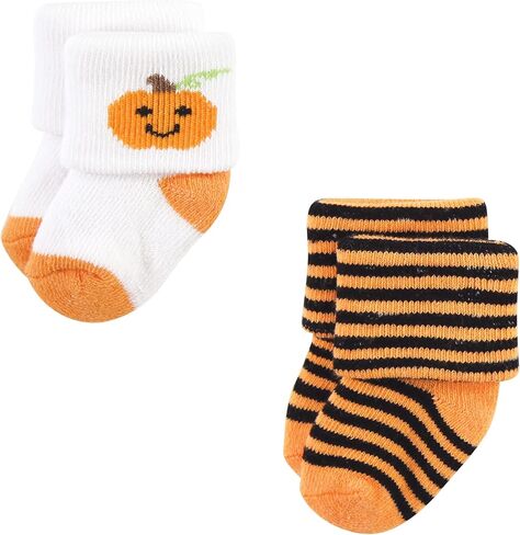 Hudson Baby baby-boys Holiday Newborn Terry Socks in Kuwait