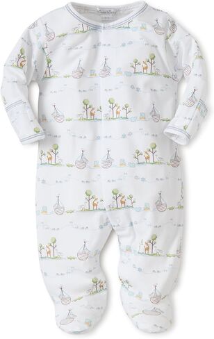 kissy kissy Baby Boys and Girls Noah's Print Snap Front Footie Pajamas in Kuwait